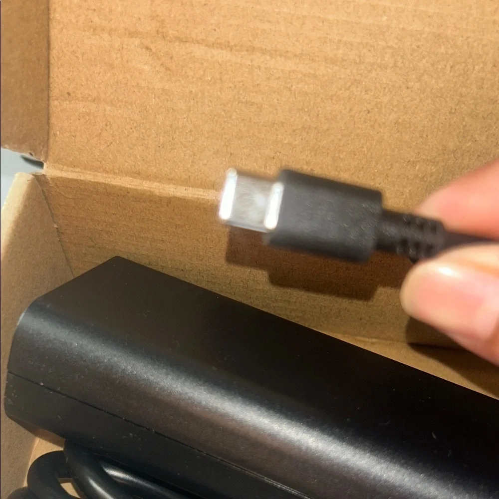 Sleek Black Power Adapter for Tablets